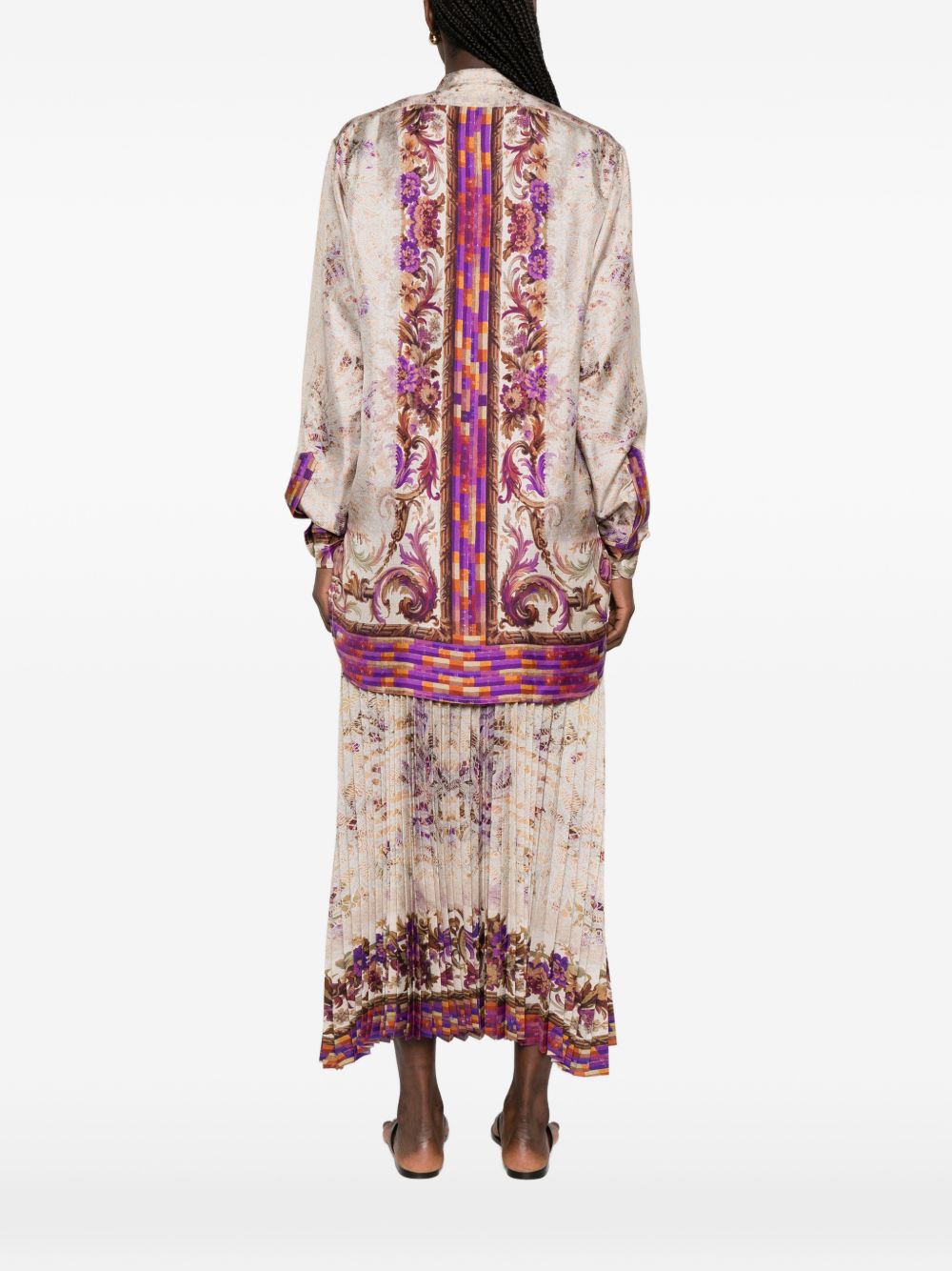 Pierre Louis Mascia Printed silk shirt – Silk 100% - view 2