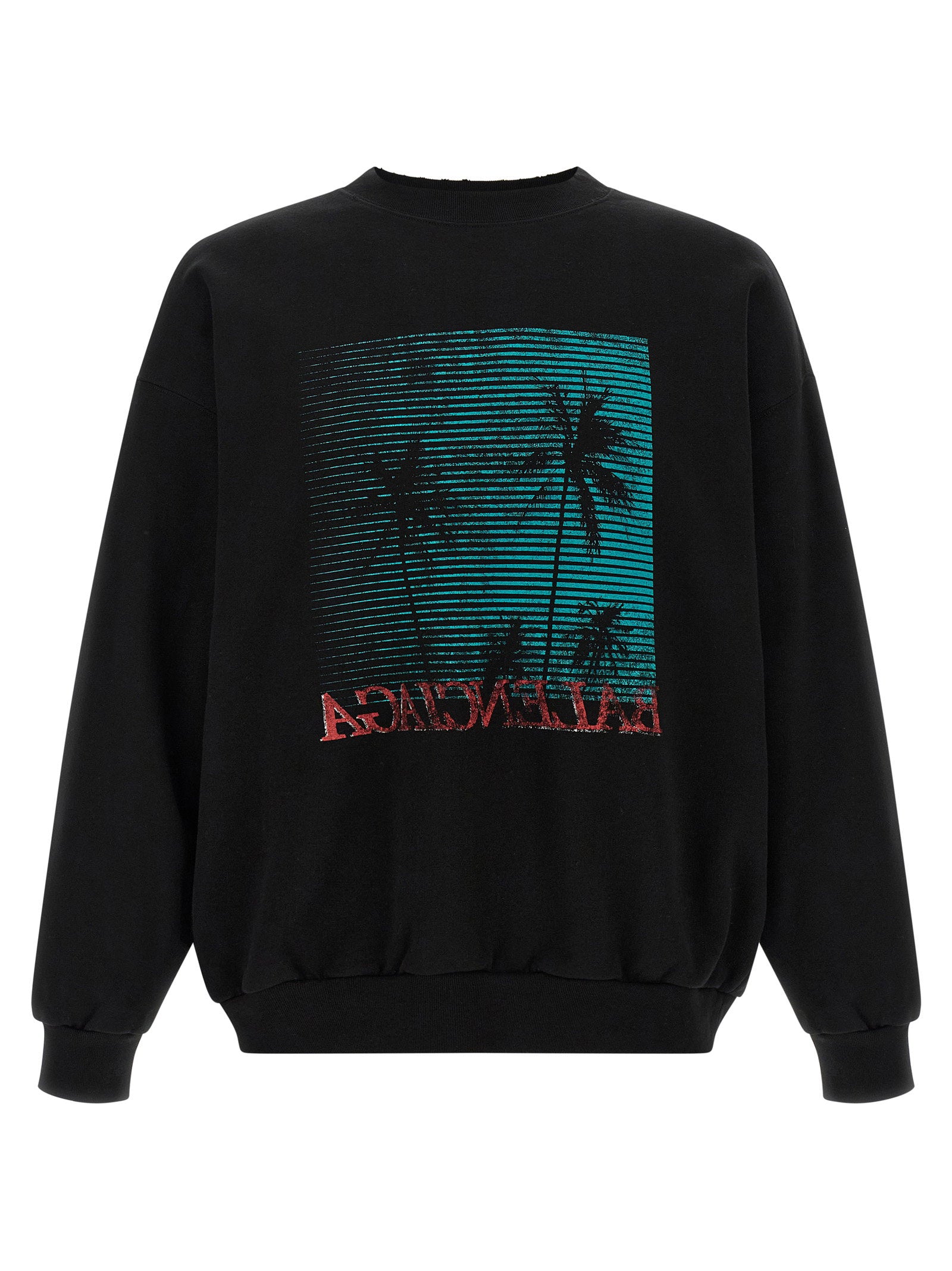 Balenciaga Distressed Detail Sweatshirt – 100% cotton