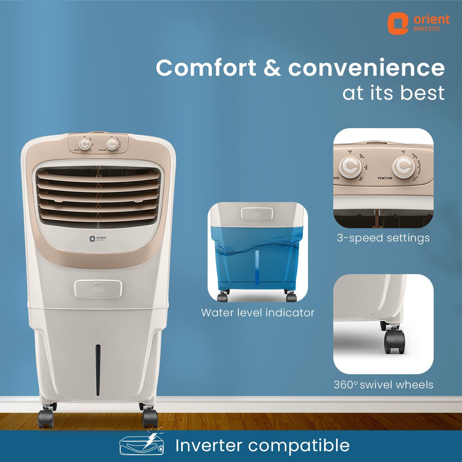 orientelectric Premia Personal Air Cooler – Beige - view 14