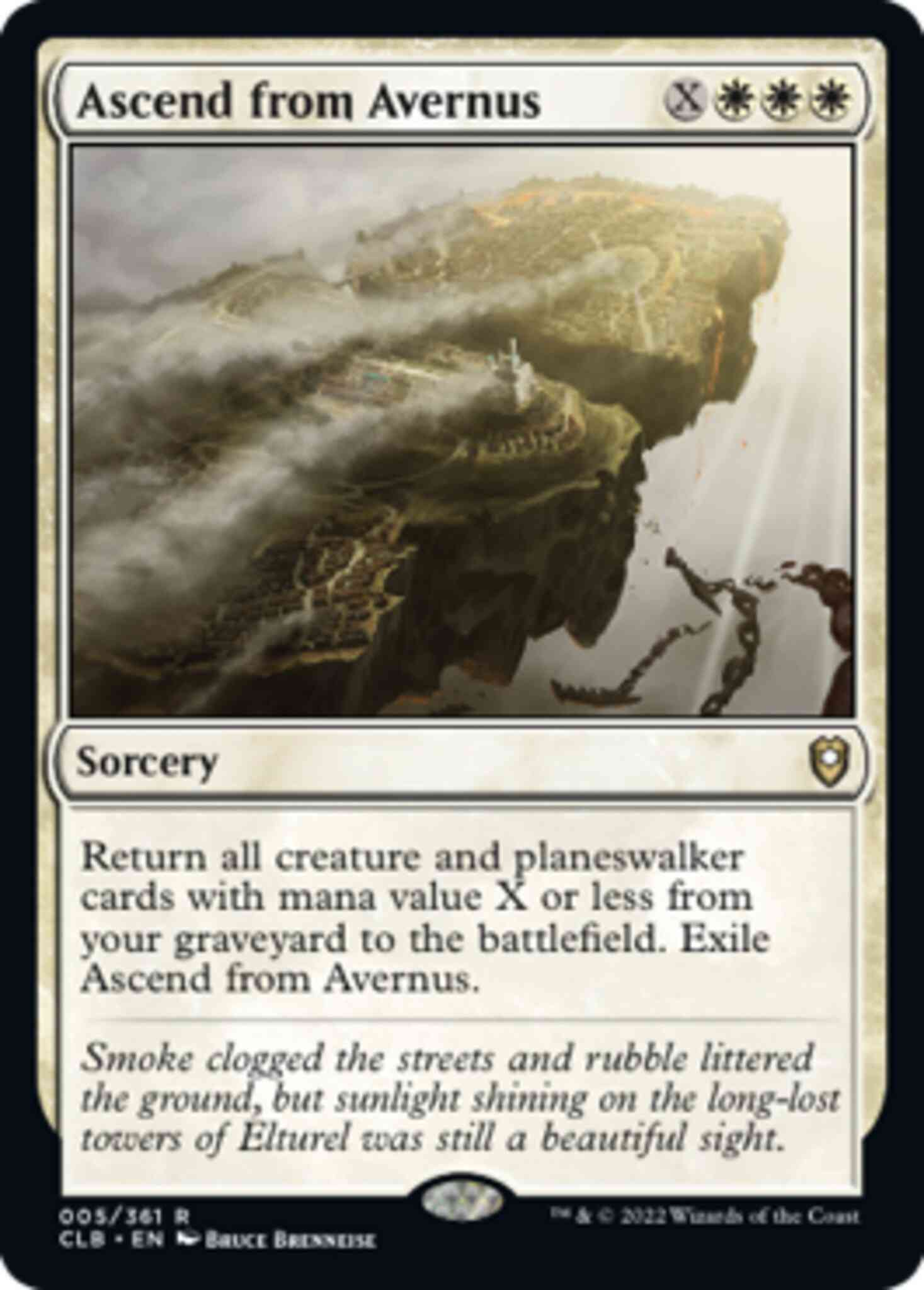 Magic Ascend from Avernus [5] [Commander Legends: Battle for Baldur's Gate] [Non-Foil]