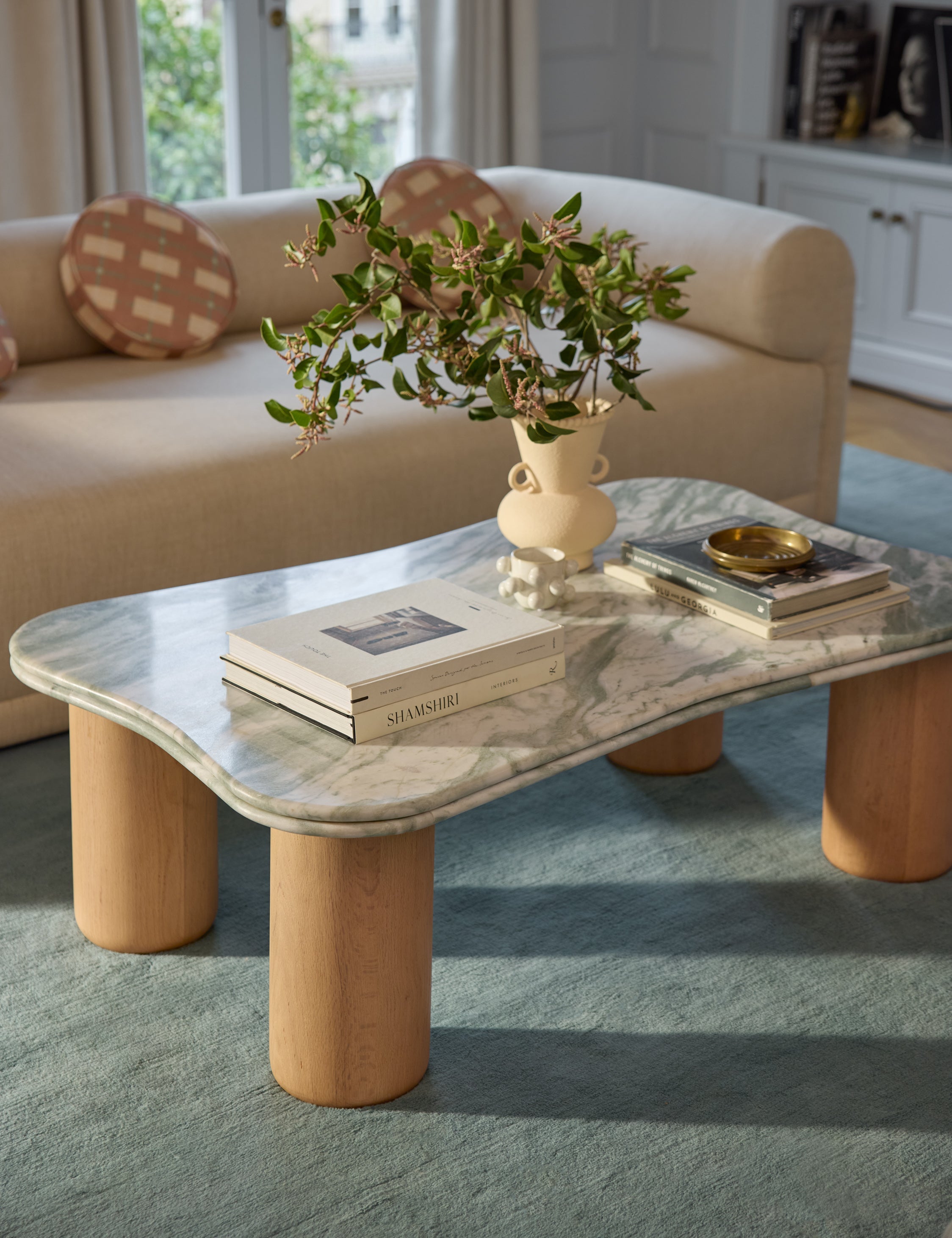 Lulu and Georgia Open Box: Revello Coffee Table, Green Marble - view 2