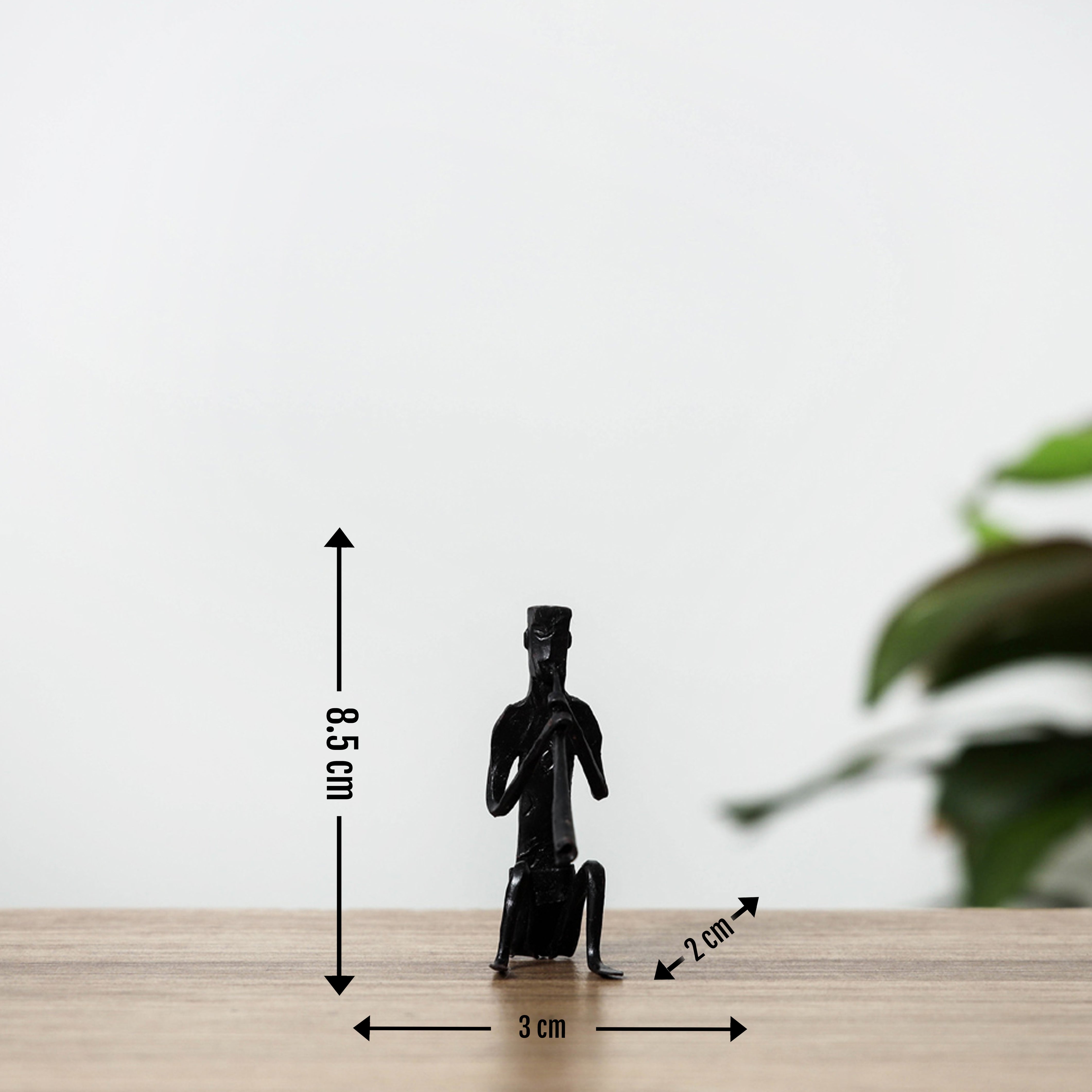 CHHATTISGARH HASTSHILP VIKAS BOARD Bastar Tribal Wrought Iron Man Music Stand - view 3