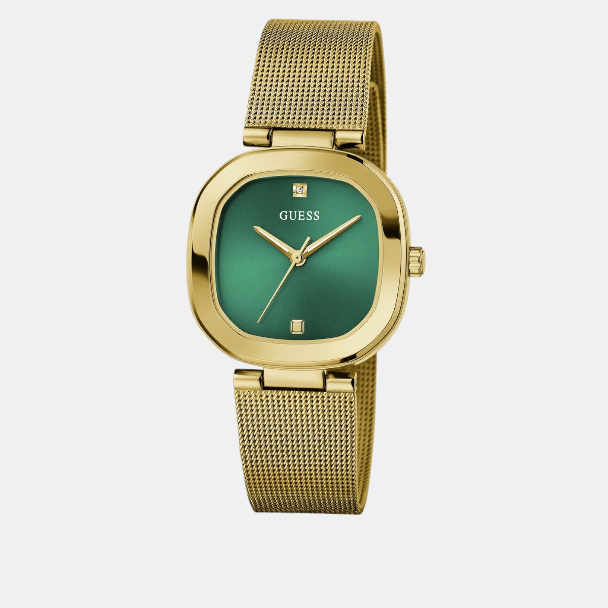 Guess Dress Women Quartz Green Dial Analog Mesh Watch GW0768L2 - view 2
