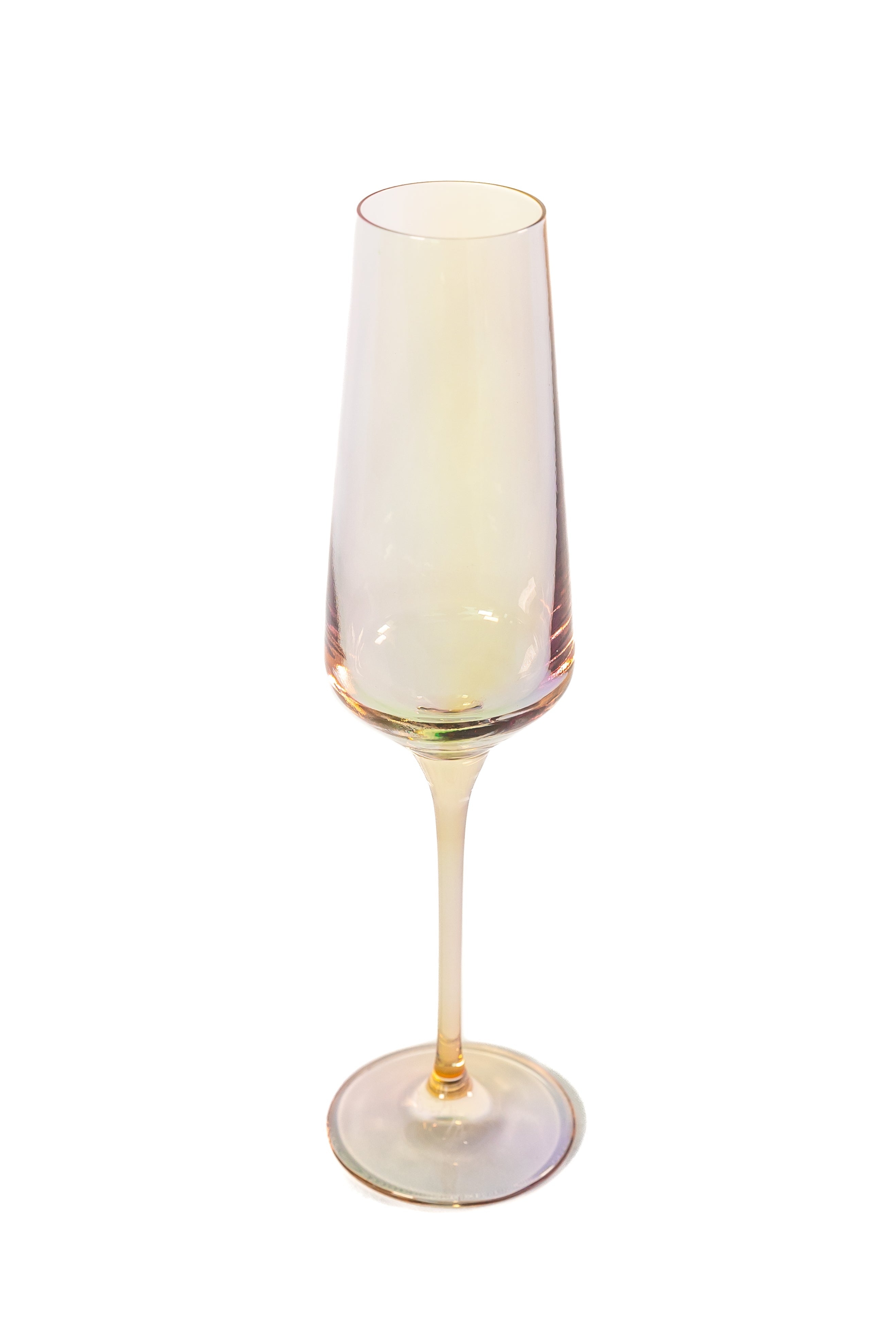 Estelle Colored Glass Estelle Colored Champagne Flute - Set of 2 {Iridescent} - view 8