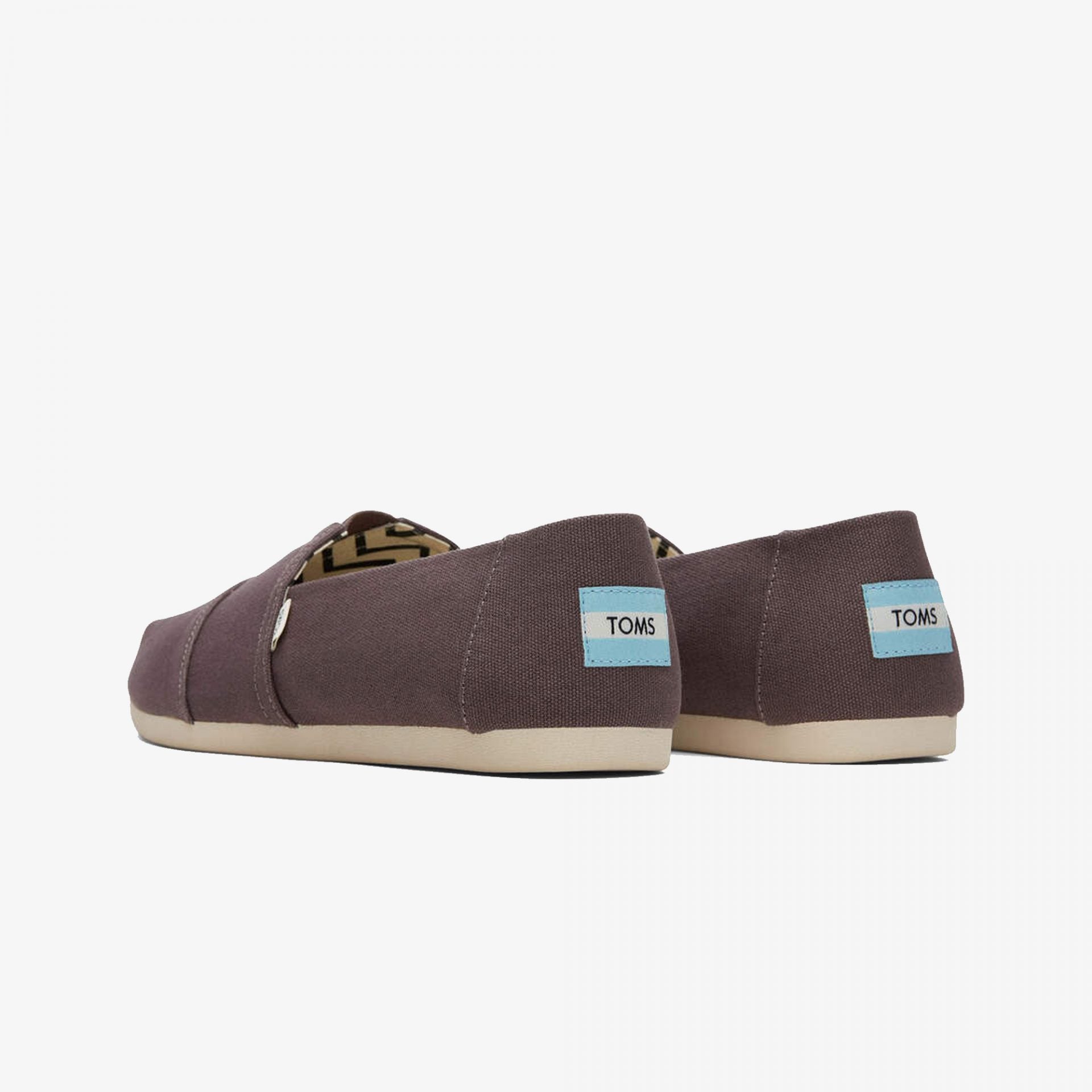 Toms | ALPARGATA RECYCLED COTTON CANVAS { CHARCOAL GREY - view 2