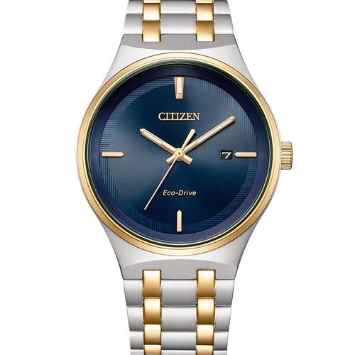 Citizen Eco-Drive Axiom Blue Dial Men 40mm BM7656-51L