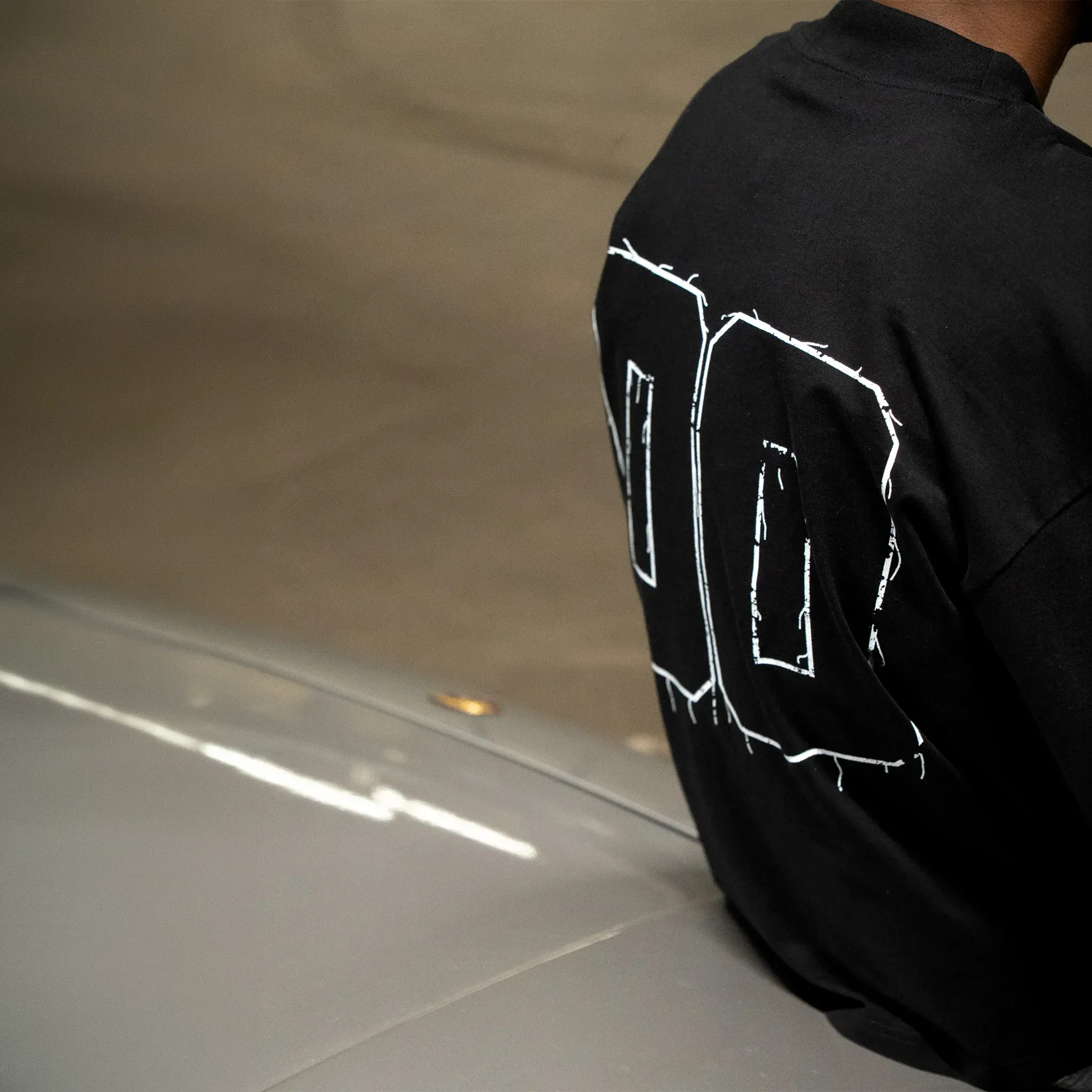SIARR Chequered L/S Black T-Shirt - view 9
