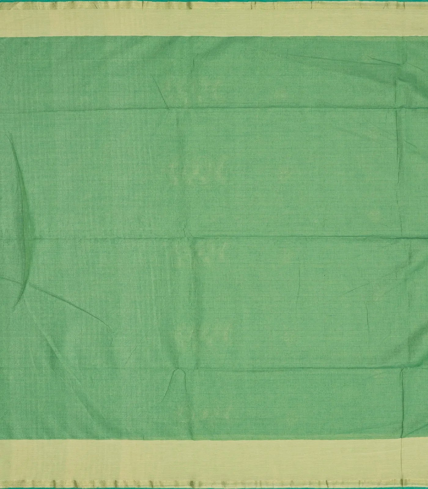 RmKV Pista Green Handloom Bengal Cotton Saree With Stripes & Buttas - view 4