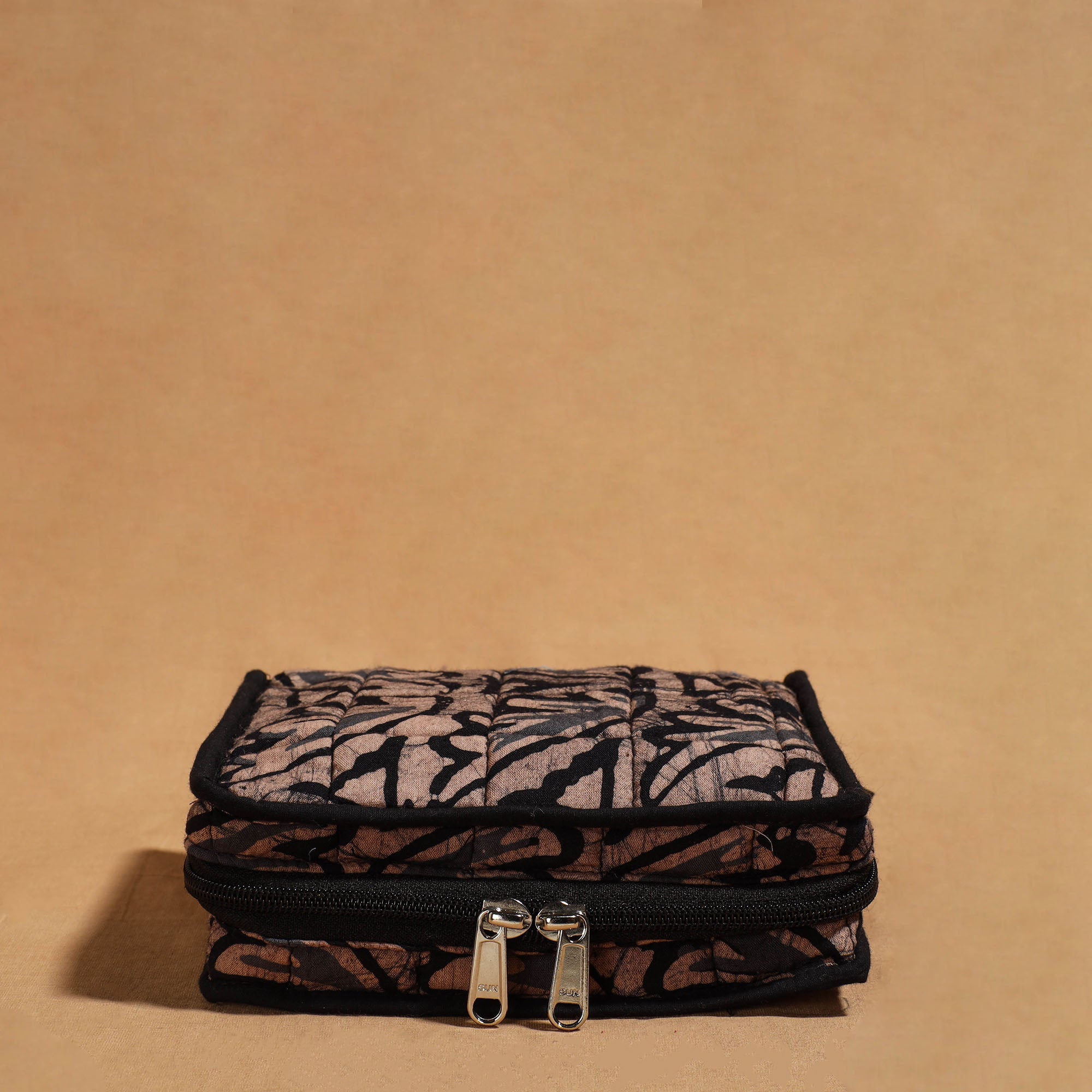NOORI BAZAR Brown - Handmade 4 Pockets Cotton Jewelry Bag 28