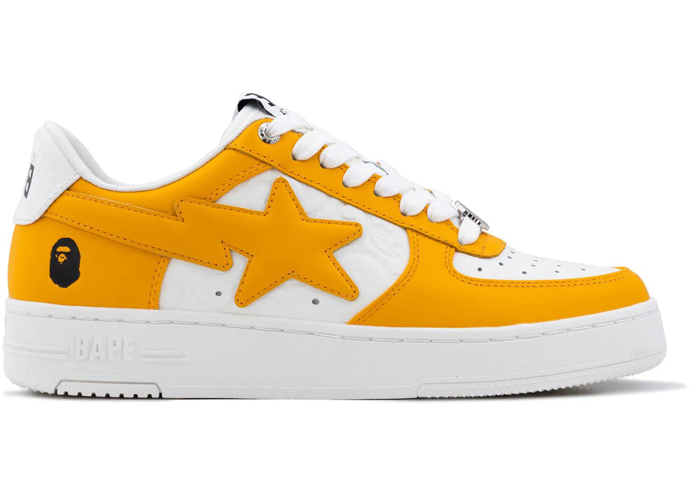 Sta low 3 – A Bathing Ape Bape Sta Low #3 White Orange Cloud Camo