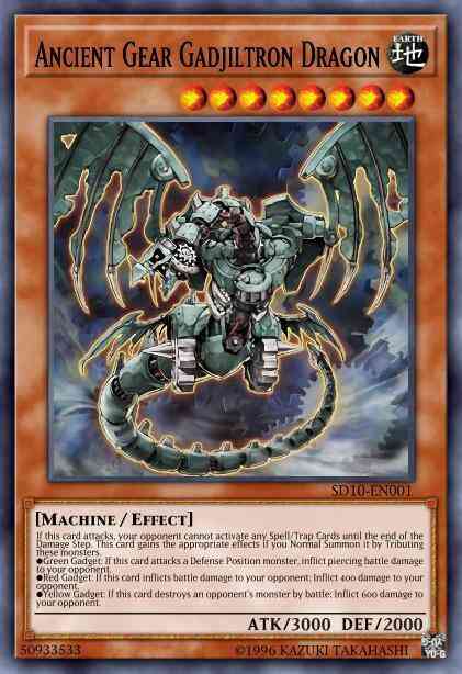 Yu-Gi-Oh! Ancient Gear Gadjiltron Dragon - SR03-EN004 - Common - 1st Edition