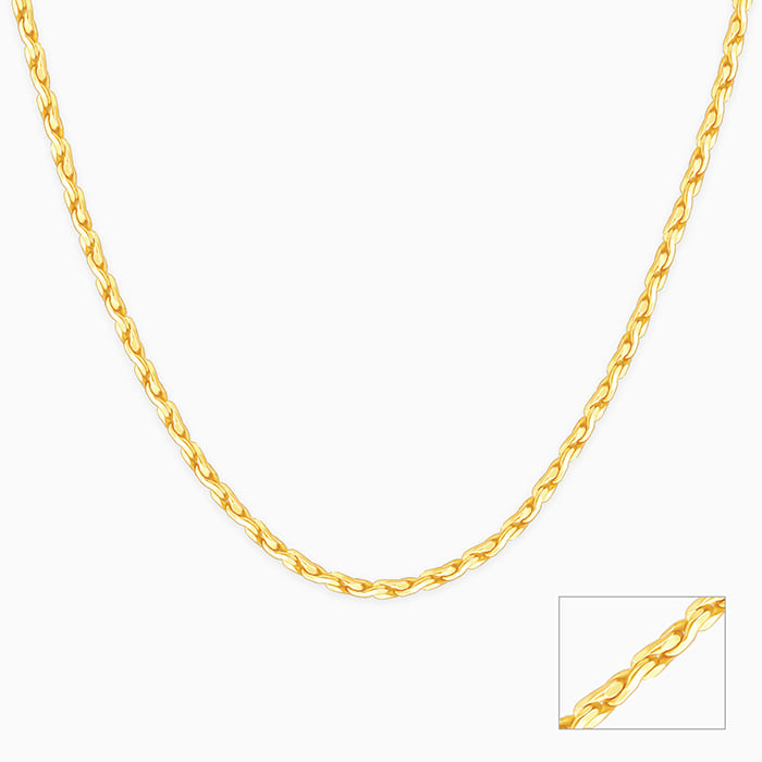 GIVA Jewellery Golden Tranquil Waters Chain
