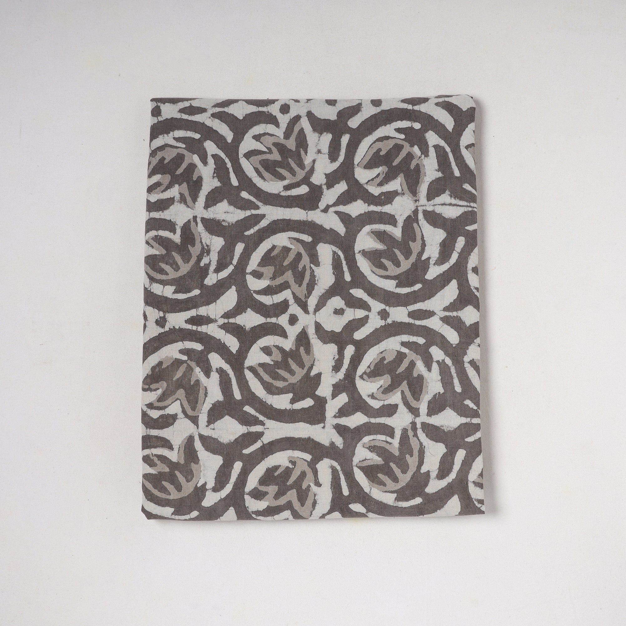 HAVELI CHRONICLES Beige - Brown - Bagru Hand Block Printed Cotton Precut Fabric (0.9 meter) 23