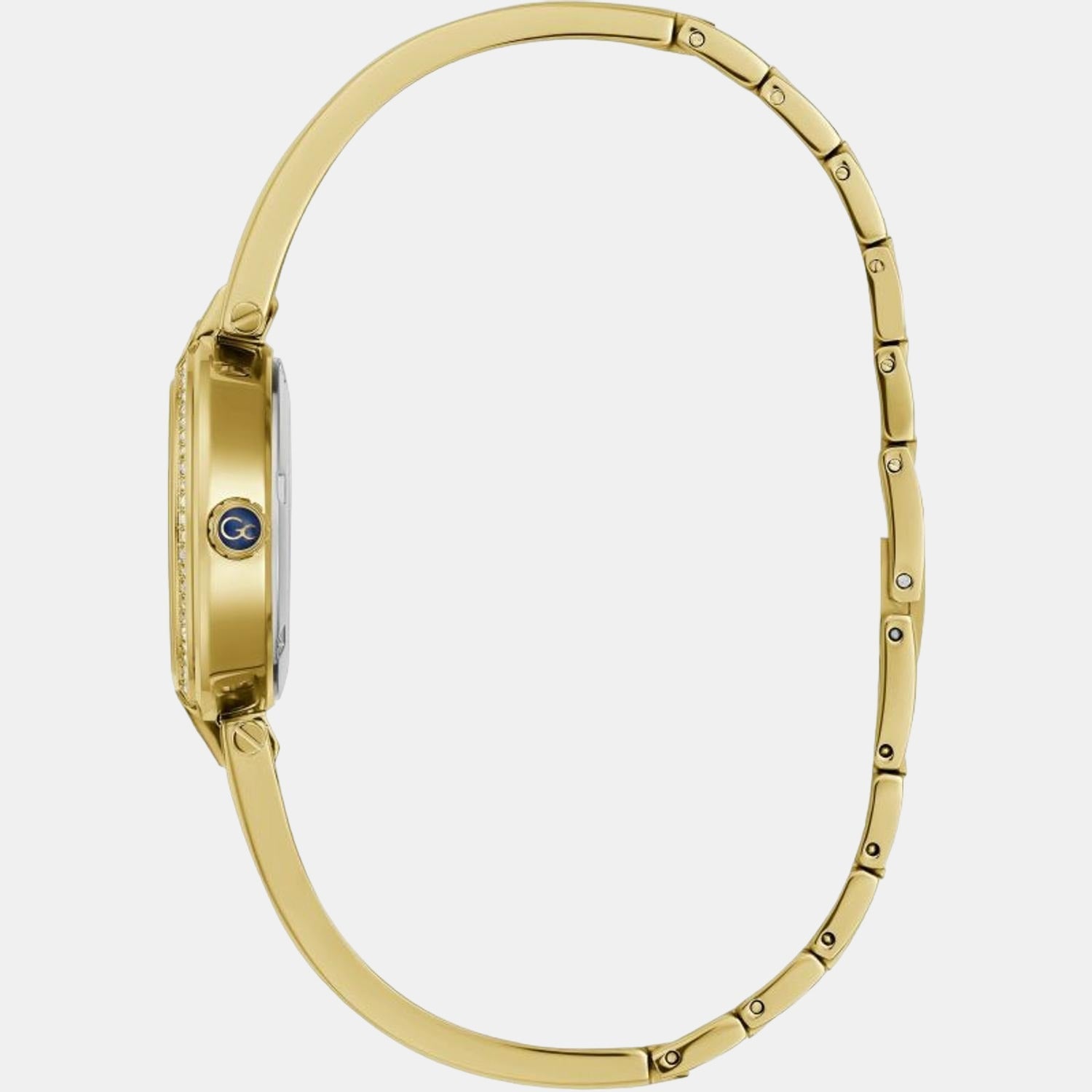GC Fusion Bangle Women Quartz Gold Dial Analog Stainless Steel Watch Z10001L6MF - view 2