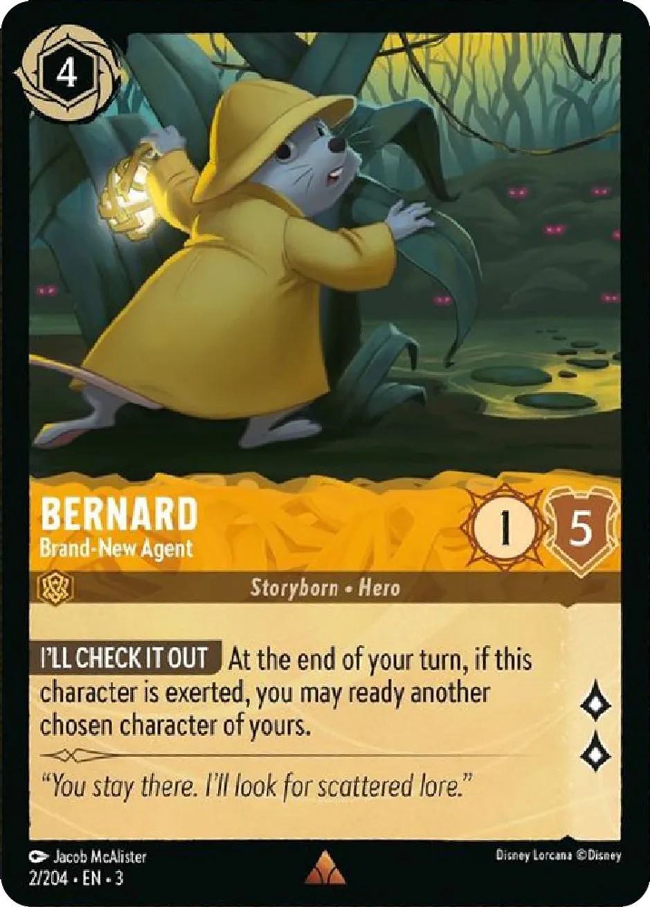 Lorcana Bernard - Brand-New Agent - 2/204 [Into the Inklands] [Non-Foil]