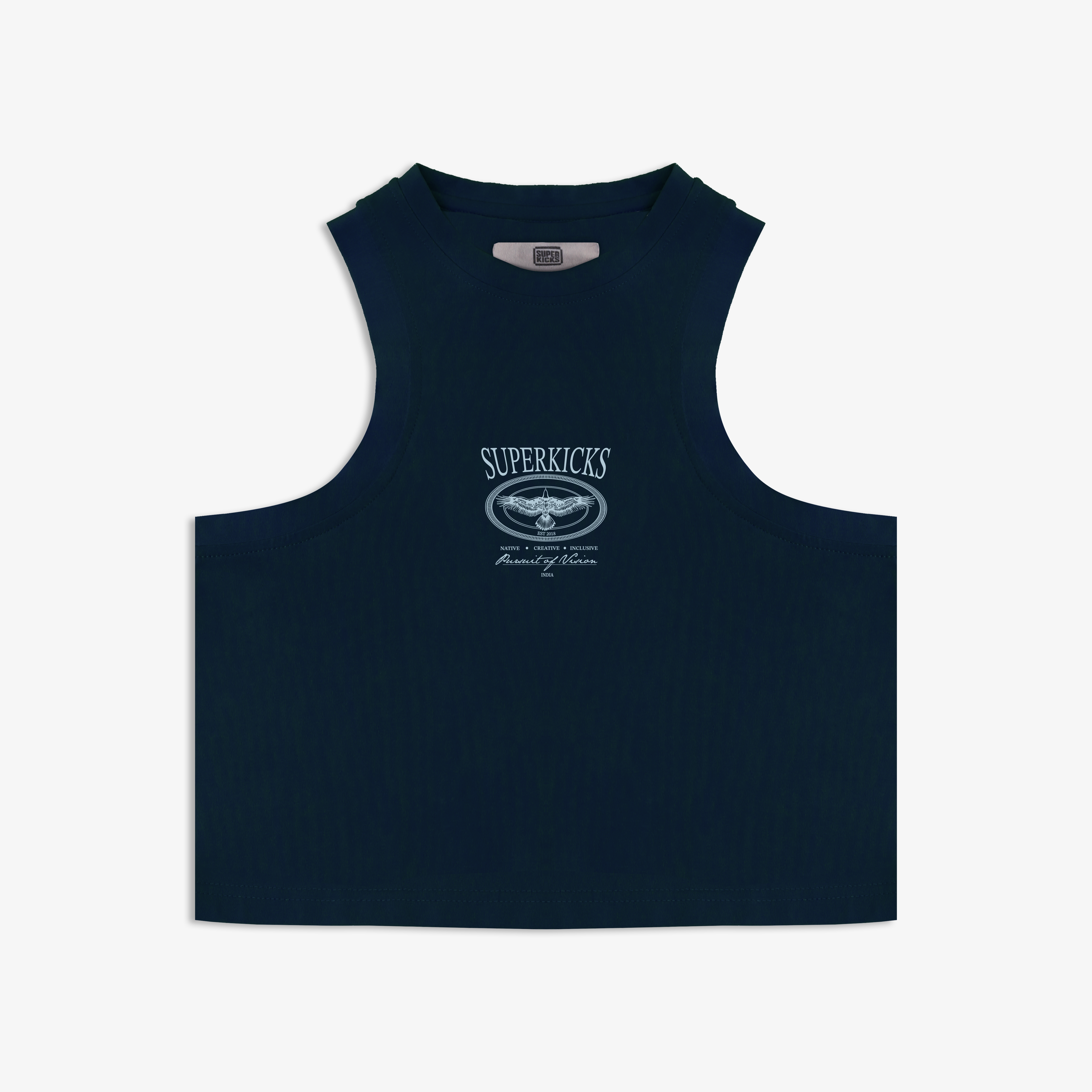 Crop top navy – Superkicks | Crop Top { Navy Blue