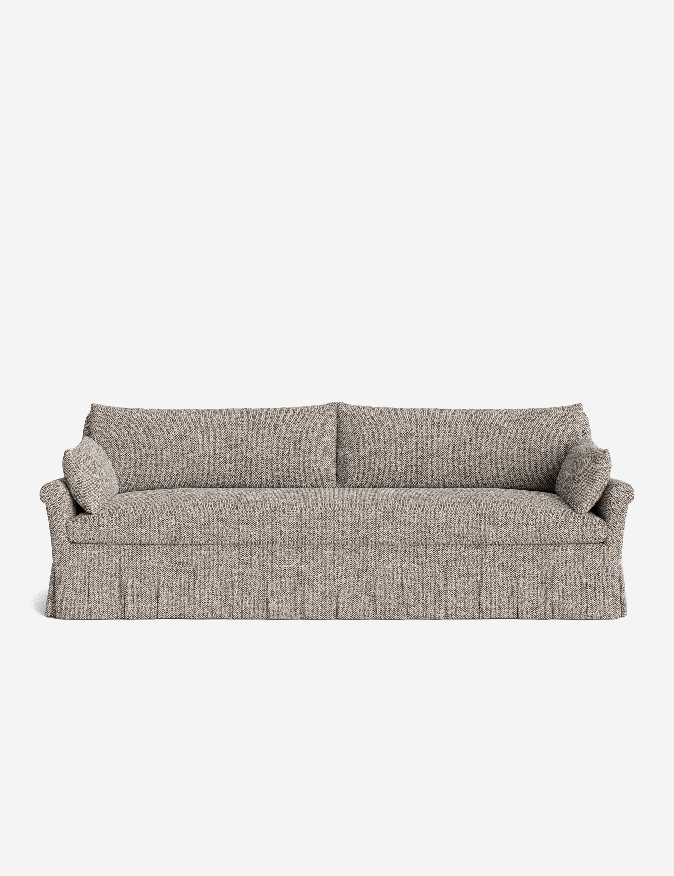 Lulu and Georgia Portola Rolled Arm Pleated Sofa - view 196