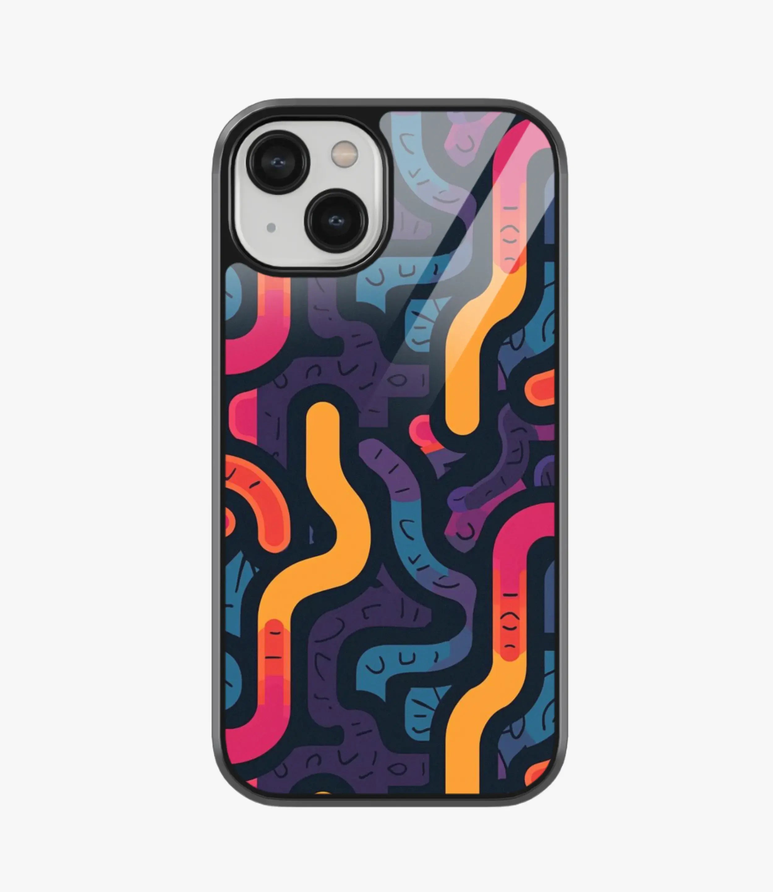 The Case Company Abstract Galactic Mosaic Glass Case