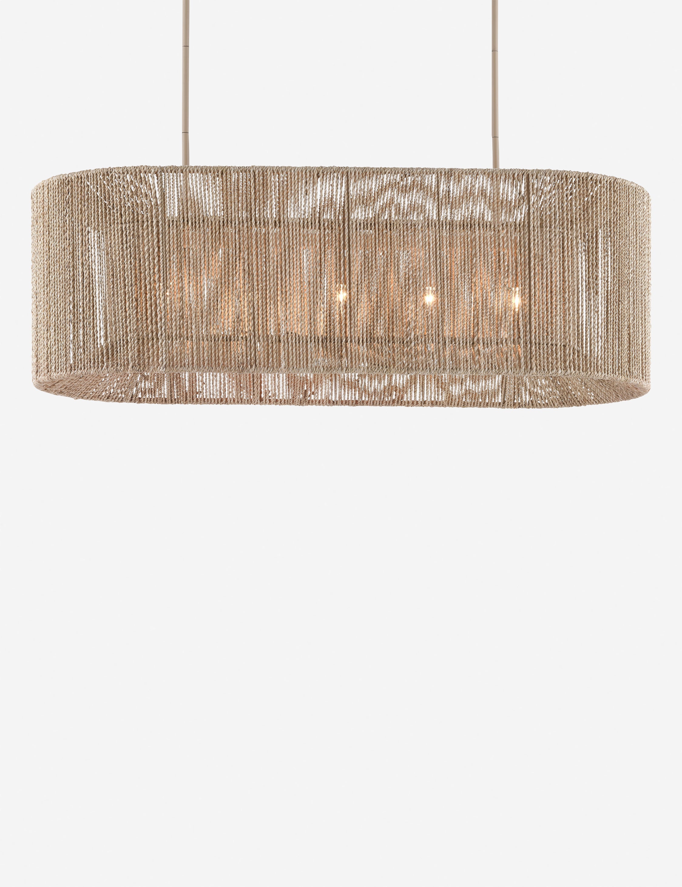 Lulu and Georgia Bartlett Linear Chandelier – Natural