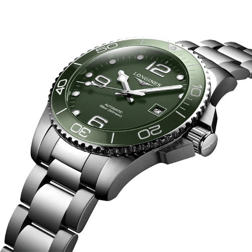 Longines Hydroconquest Green Matt Dial Men 43mm - view 2