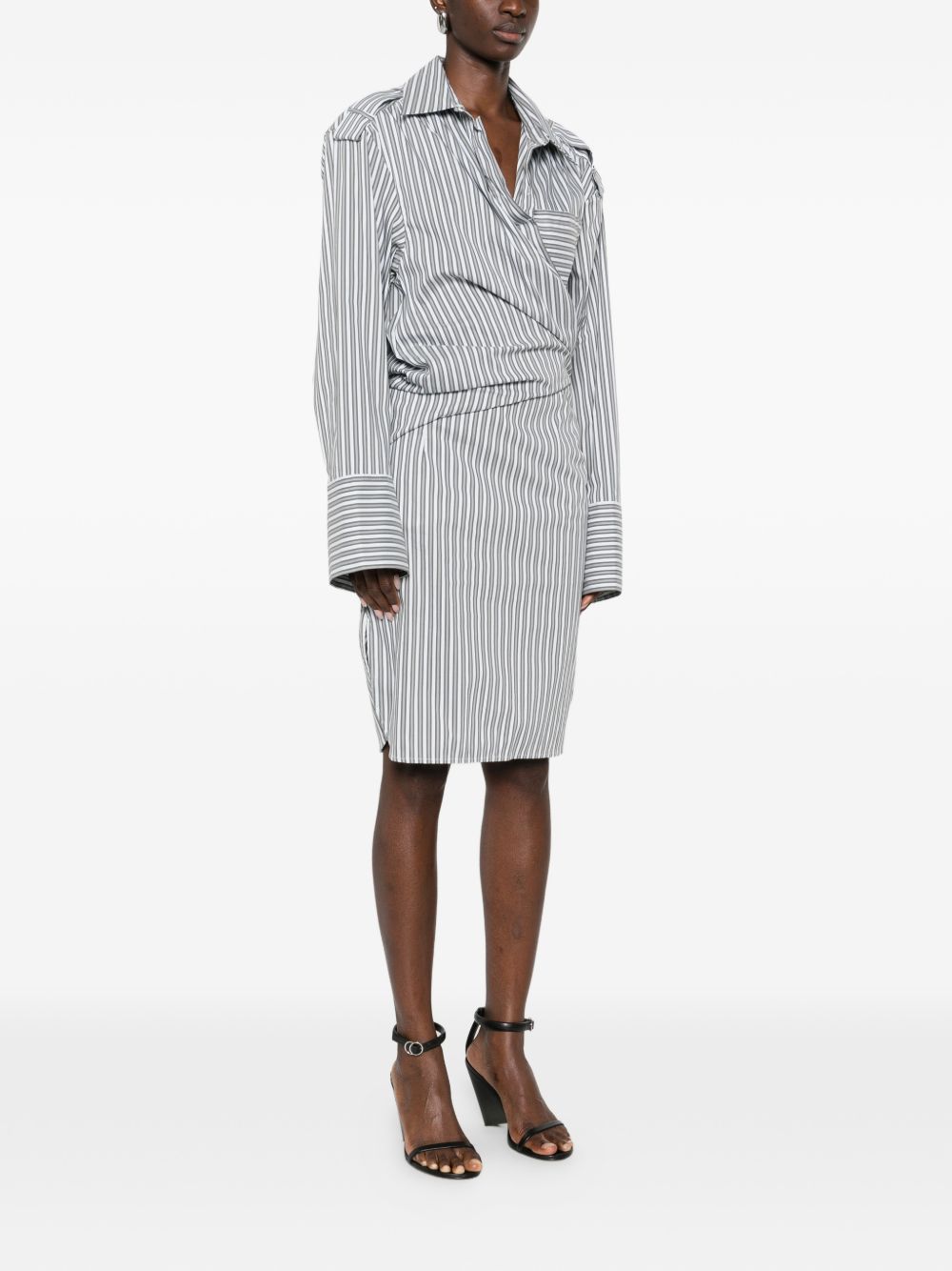Iro Lazul striped cotton dress - view 3