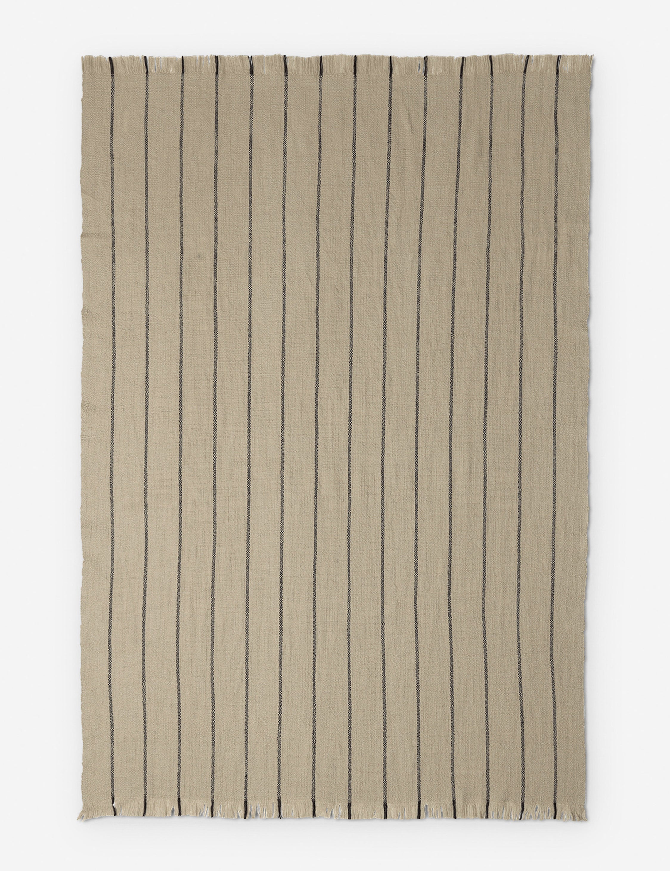 Lulu and Georgia Calm Throw by Ferm Living – Natural and Black