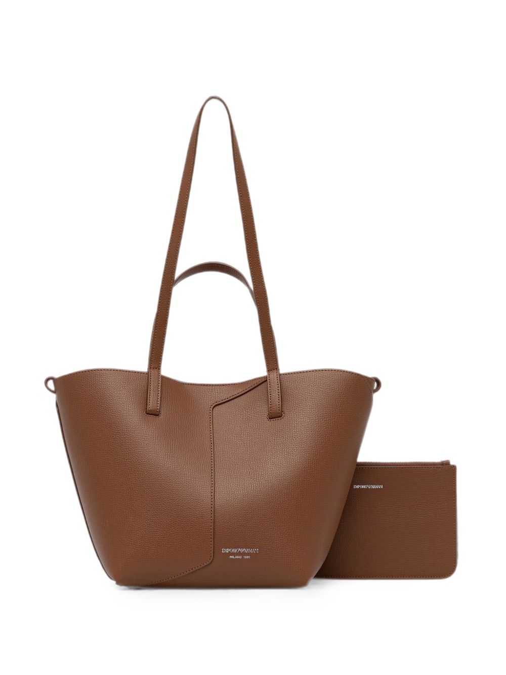 Emporio Armani Leather Tote Bag – 100% Bovine Leather
