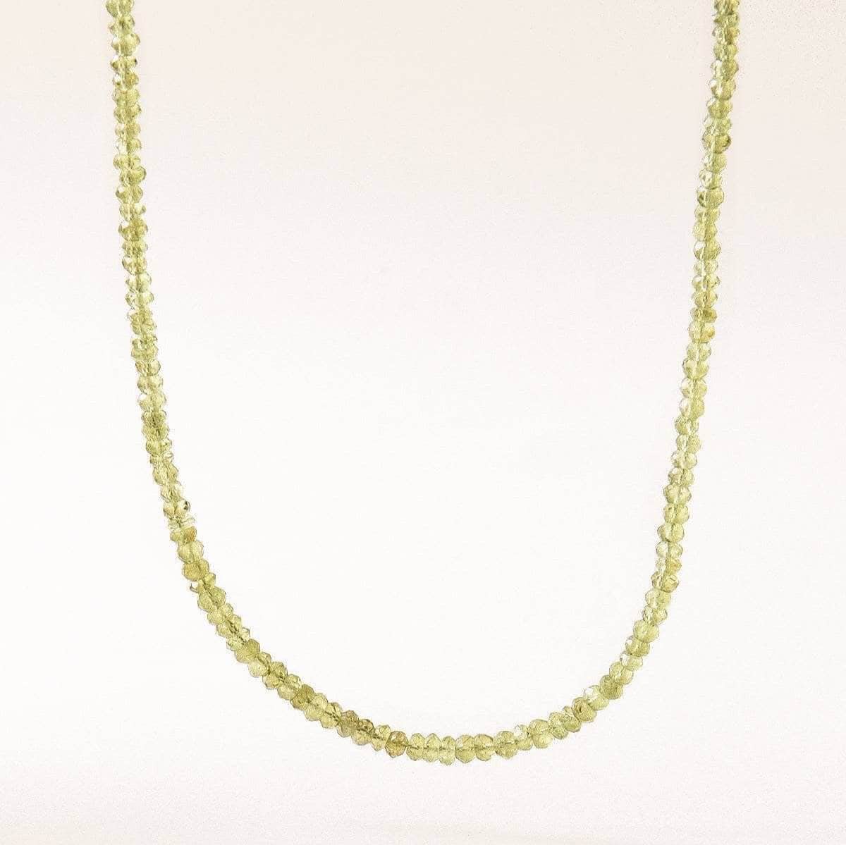 Tiny Rituals Peridot Bead Necklace - view 3