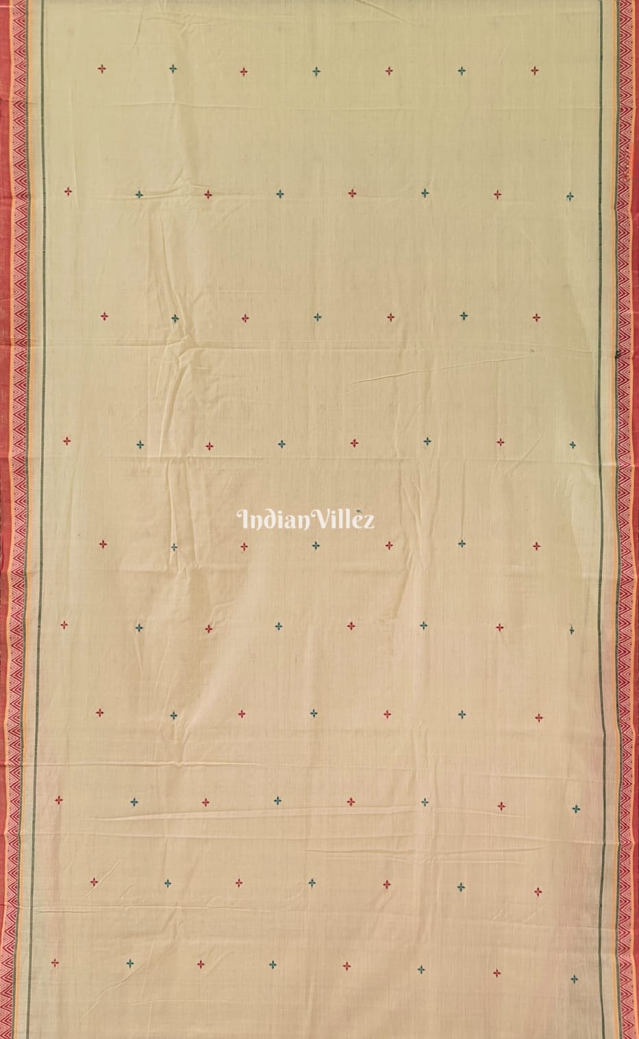 IndianVillèz Oinion Yellow Odisha Ikat Dongria Pure Cotton Saree - view 2