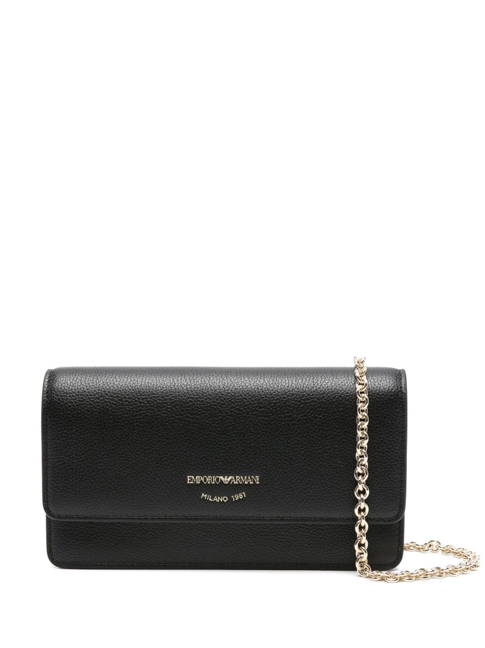 Emporio Armani Mini Bag In Tumbled Leather – 100% Bovine Leather