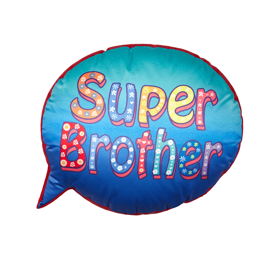 Swayam India Super Brother Shaped Digital Cushion Cover