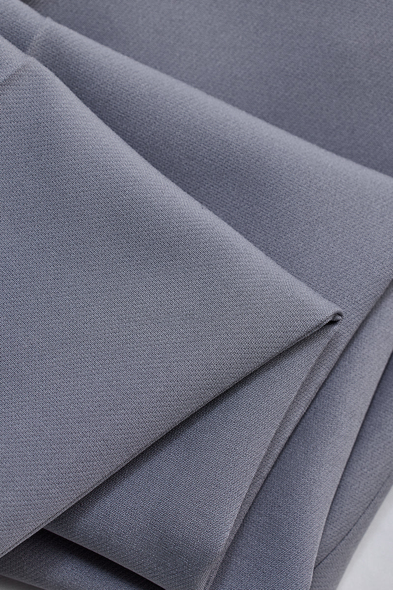 SNITCH Light Grey Slim Fit Gurkha Trousers - view 8