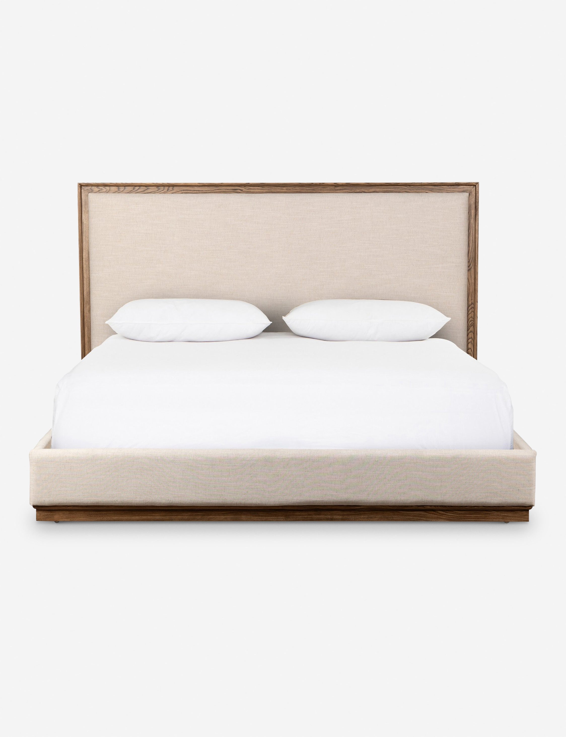 Lulu and Georgia Lucena Platform Bed – Parchment