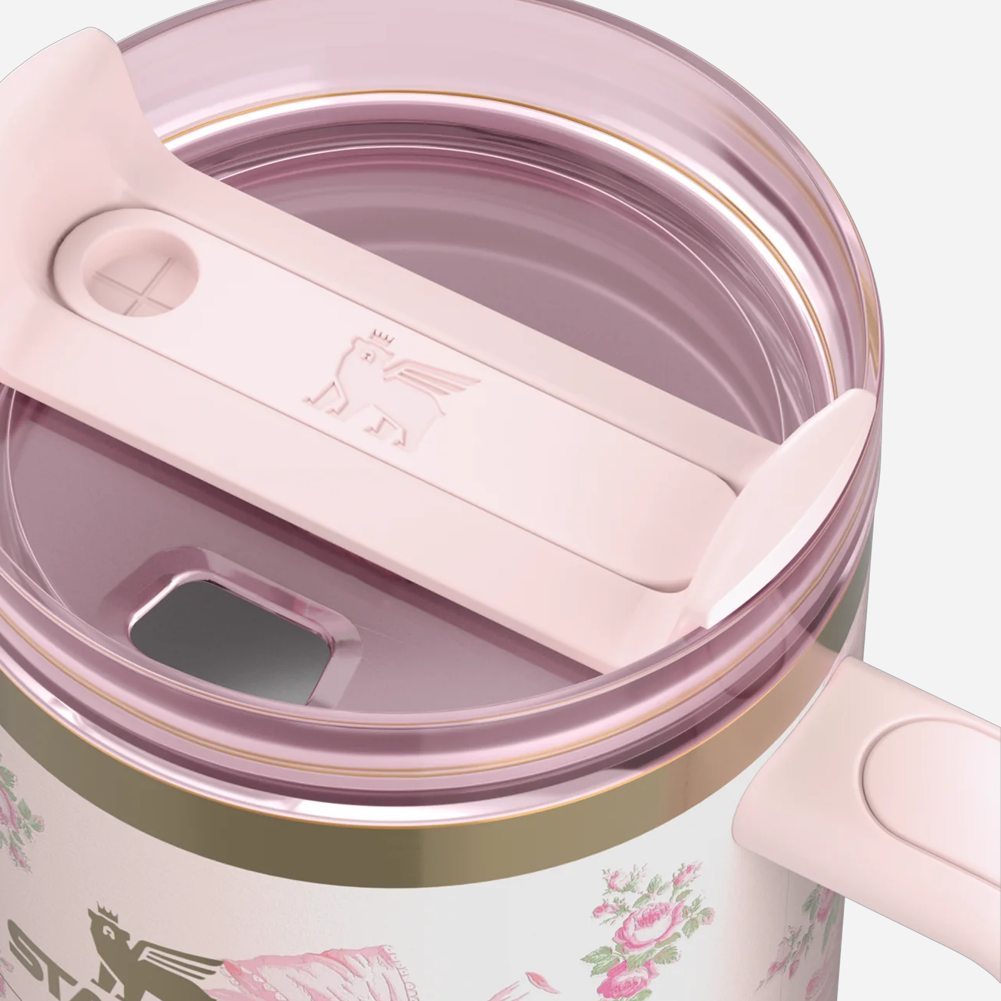 Stanley LoveshackFancy Flowstate Quencher Rosa Beaux Pink 40oz - view 3