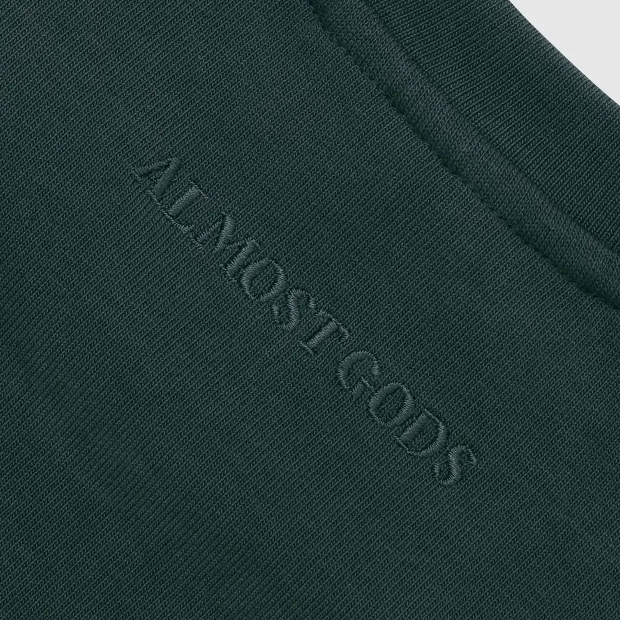 Almost Gods | Alpha Cross Embroidered Tee { Green - view 3