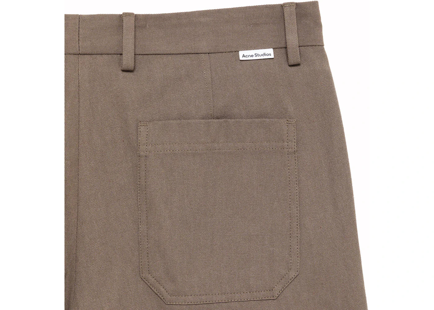 Acne Studios Gabardine Pants Brown - view 2