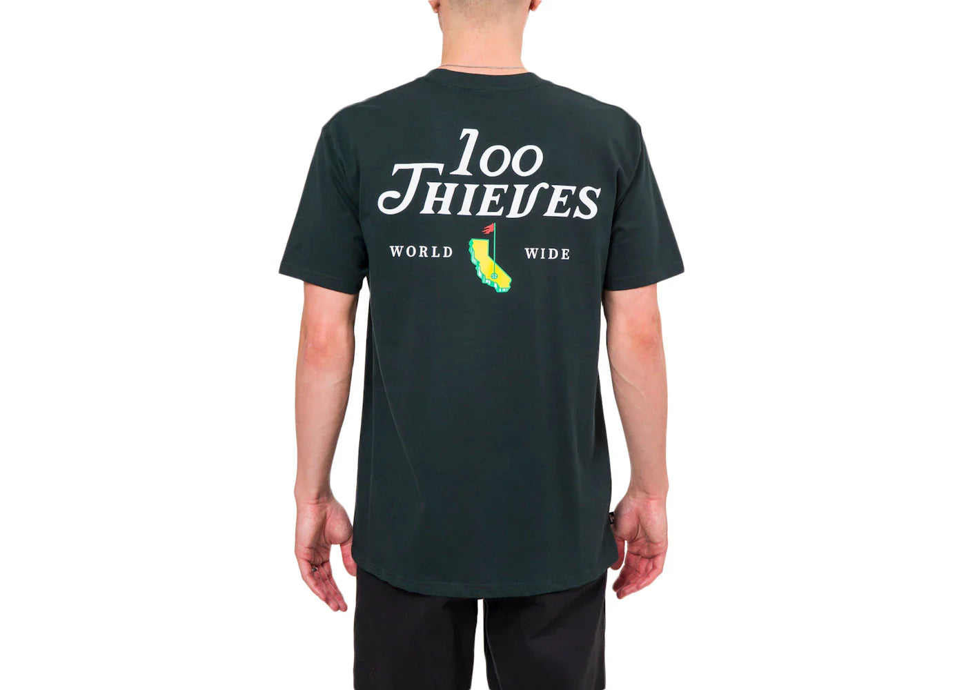 100 Thieves Country Club Worldwide T-Shirt Forest - view 2