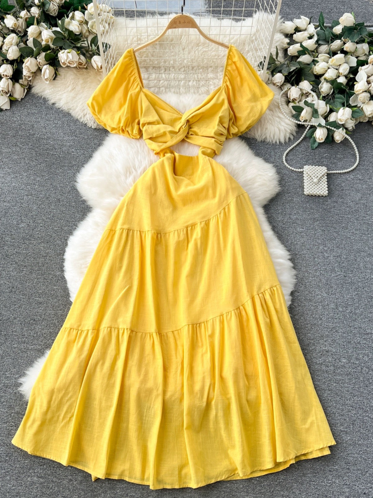 Alamode By Akanksha Orio Holiday Statement Maxi Dress