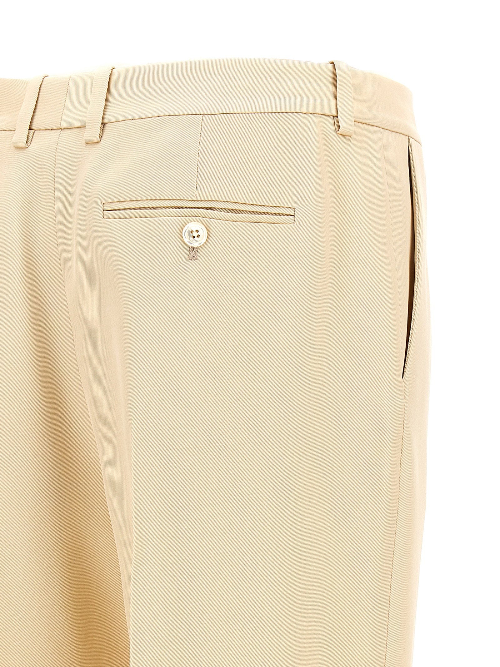 Tom Ford Pants With Front Pleats – 51% silk, 49% wool - view 4