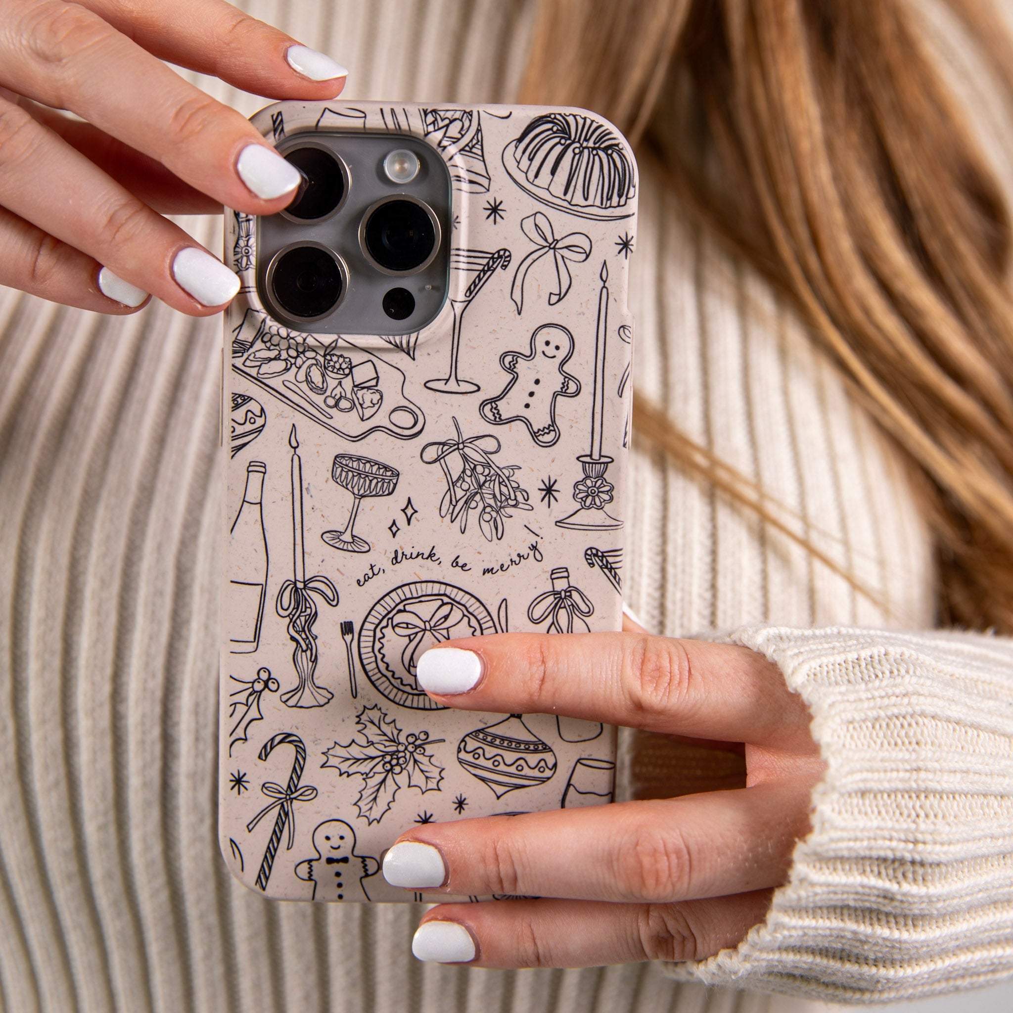 Pela Case London Fog Holiday Dinner Party iPhone 12/ iPhone 12 Pro Case - view 2