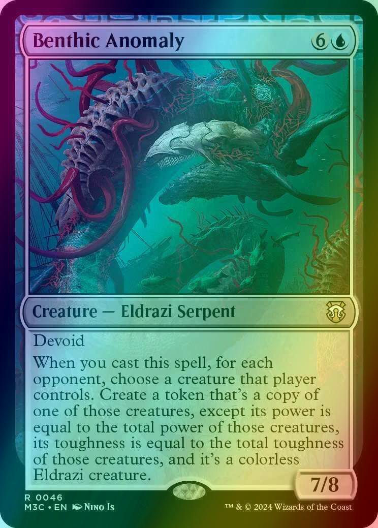 Benthic anomaly 46 – Magic Benthic Anomaly [46] [Modern Horizons 3: Commander] [Ripple Foil]