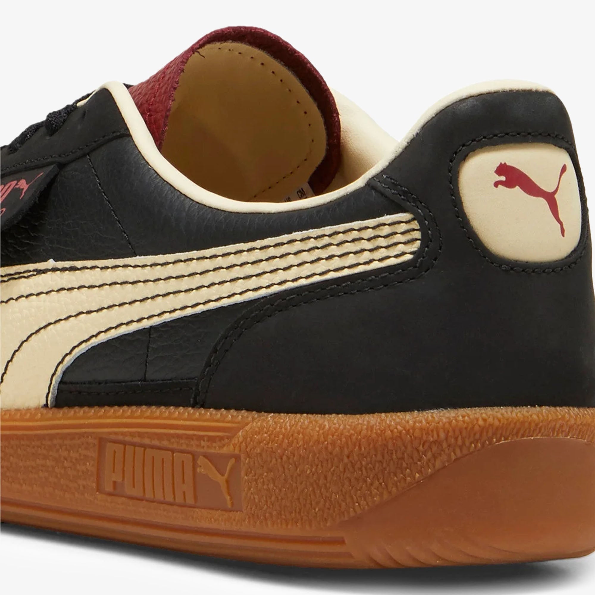 Puma Palermo Players Lane Unisex Sneakers Black-Intense Red - view 5