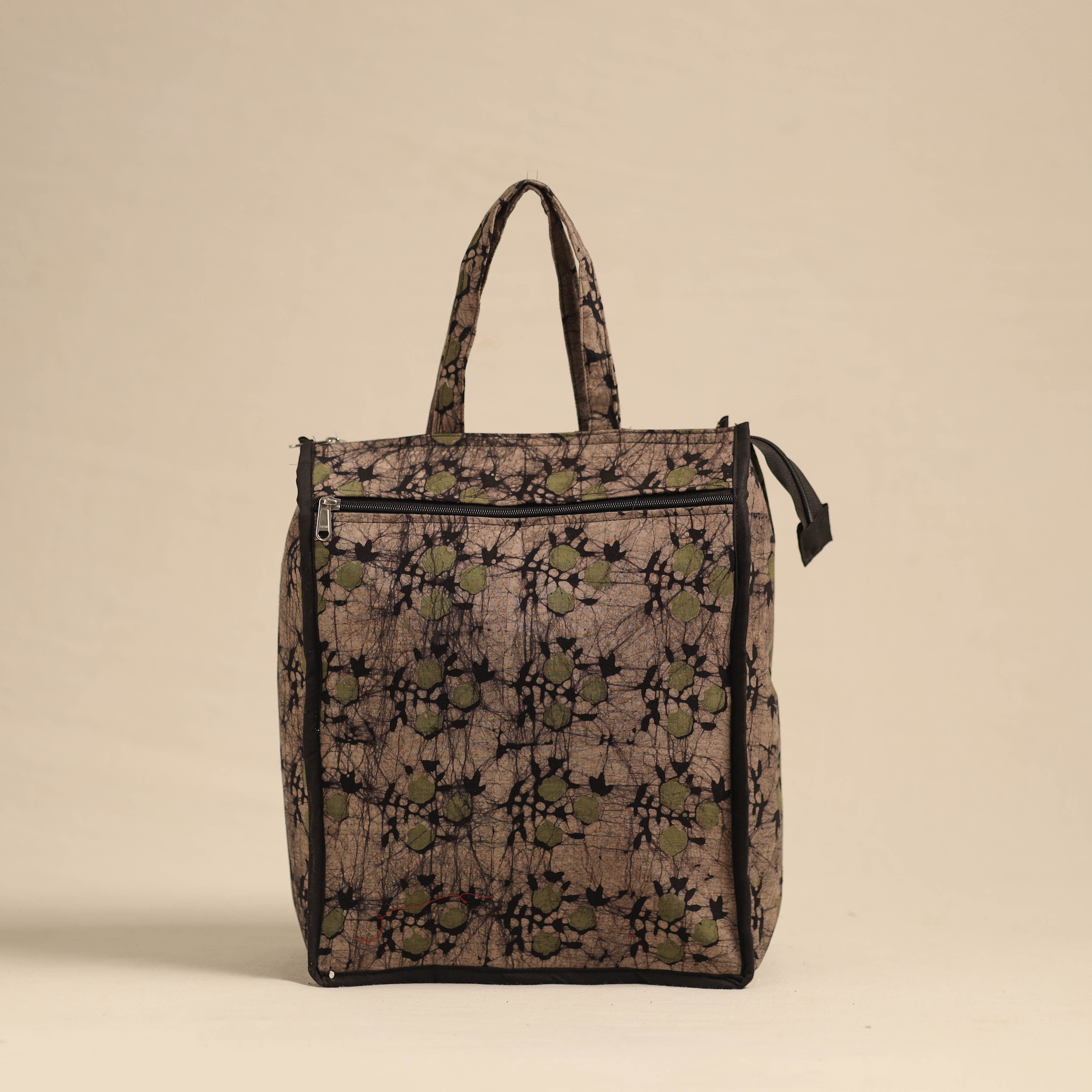NOORI BAZAR Brown - Eco-Friendly Handmade Cotton Handbag for Women 08