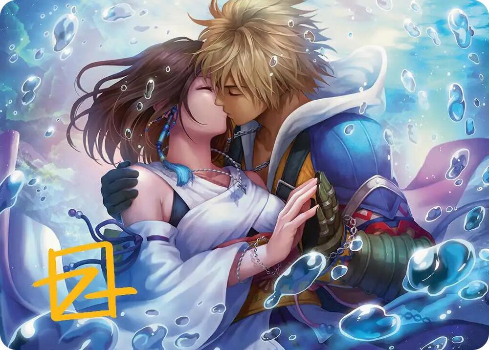 Magic 32/53 - Together Forever Art Card [FINAL FANTASY: Art Series] [Gold-Stamped]
