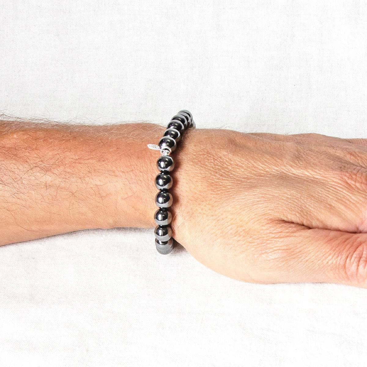 Tiny Rituals Hematite Energy Bracelet 8mm - view 3