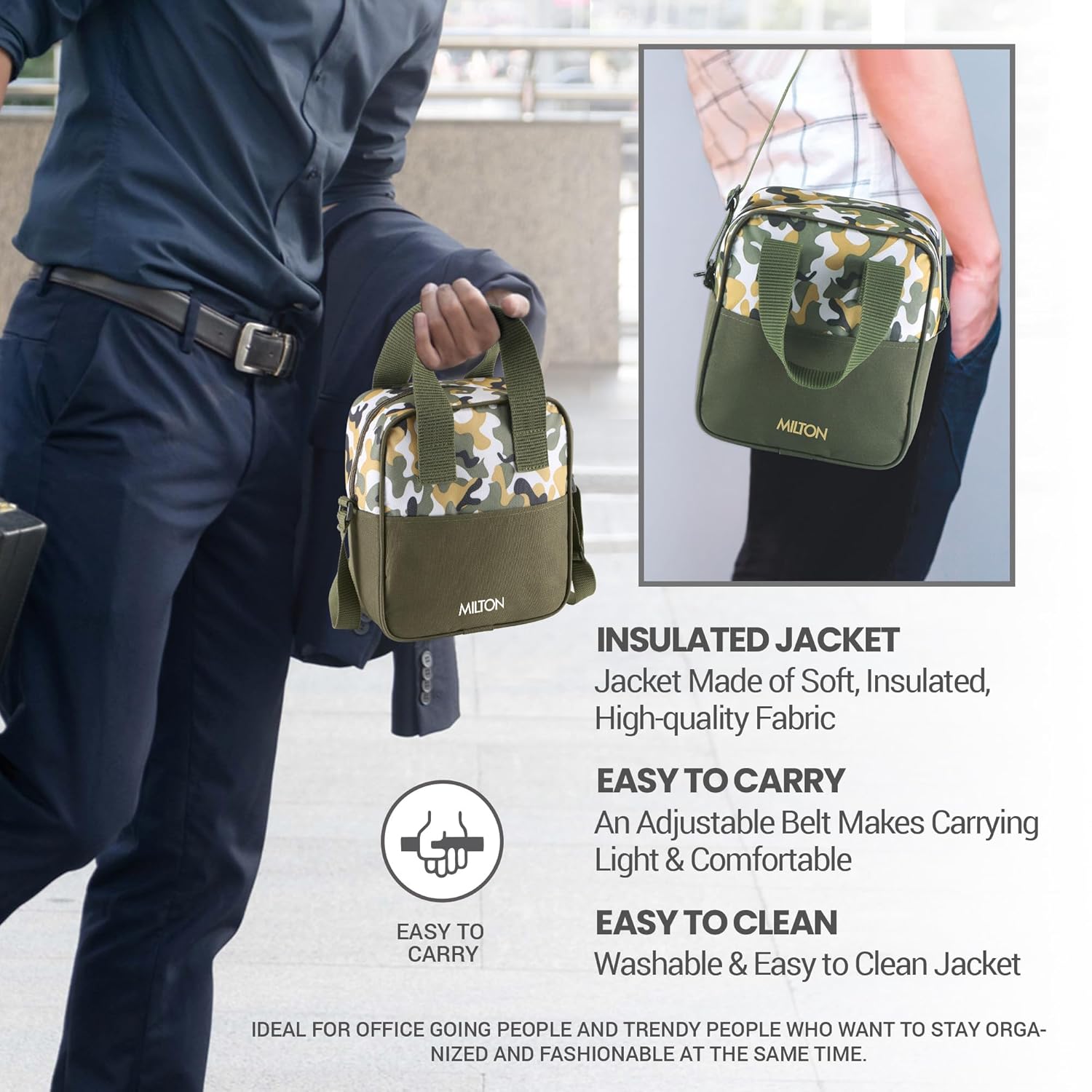 Camo Feast Stainless Steel Tiffin (Milton) - view 4