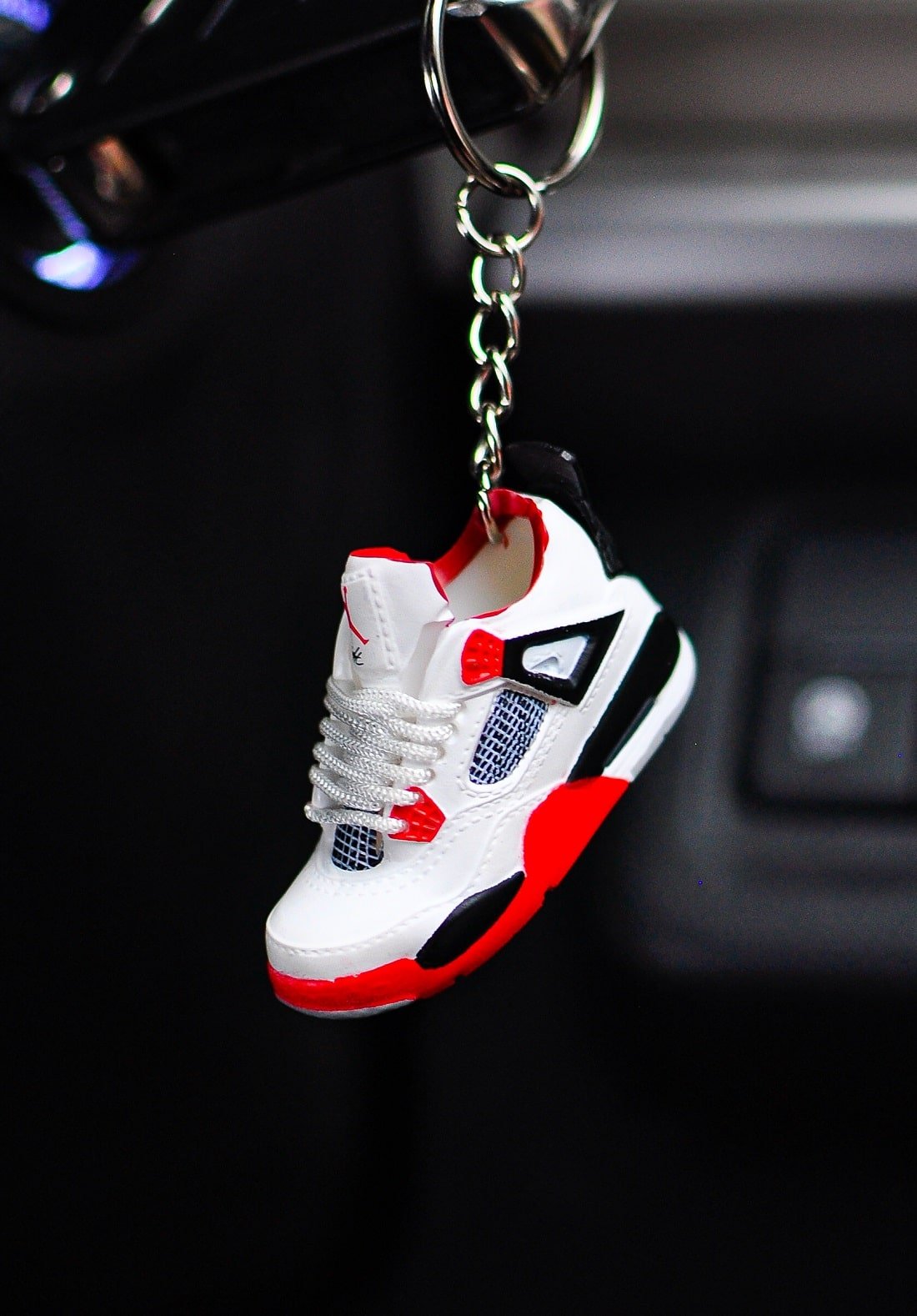 Kicks Machine 3D Sneaker Keychain AJ4 Fire Red - view 2