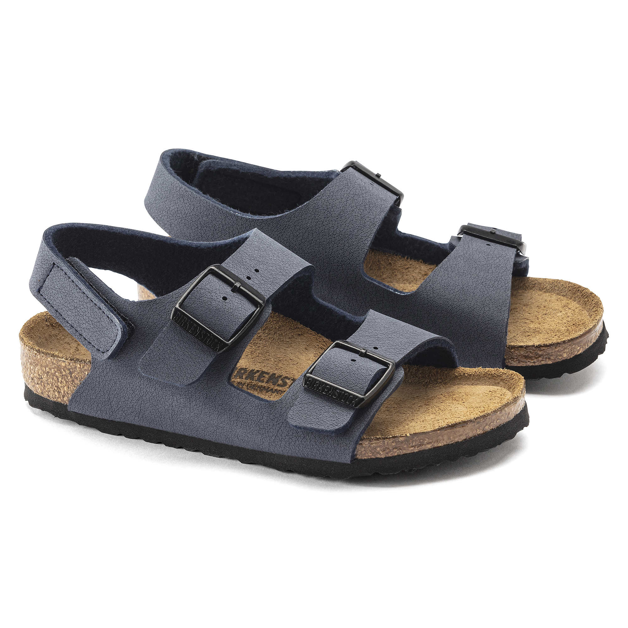 Birkenstock Milano Kids Birko-Flor Birkibuc – Blue Blue/Navy - view 3
