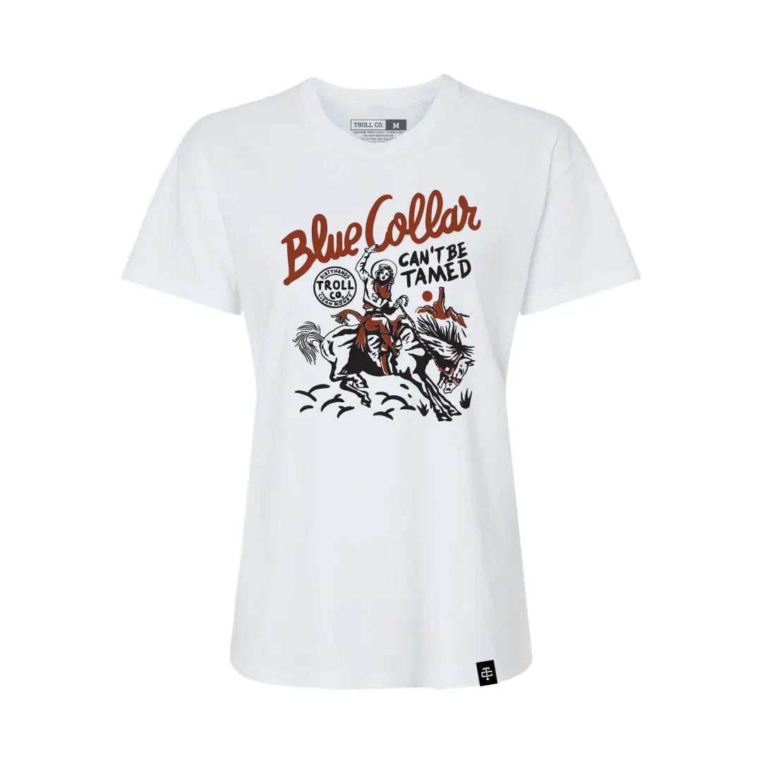 Radial Women's Can't Be Tamed Tee – White