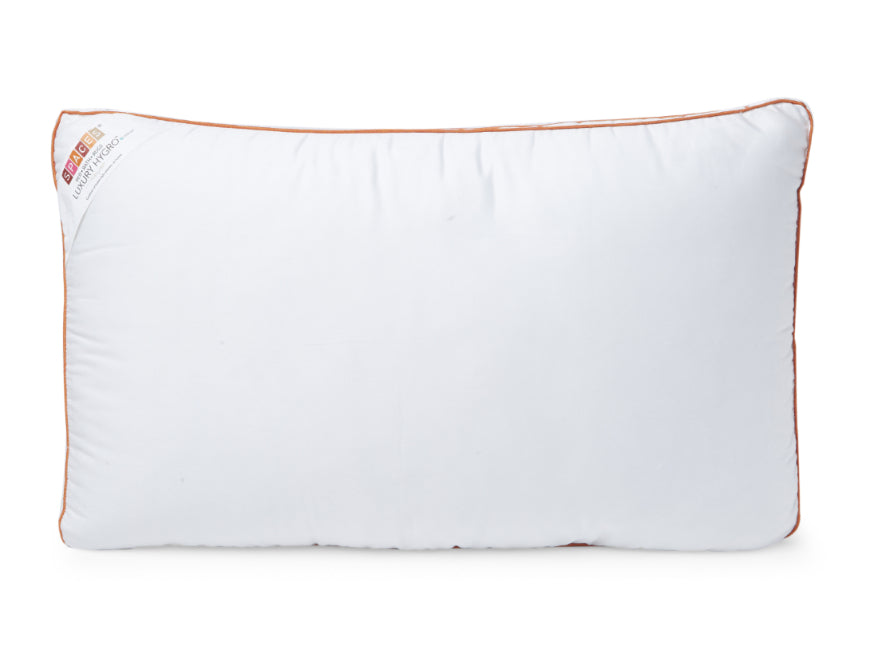 Spaces India Solid White Hygro Tencel Pillow - Luxury Hygro By Spaces - view 2